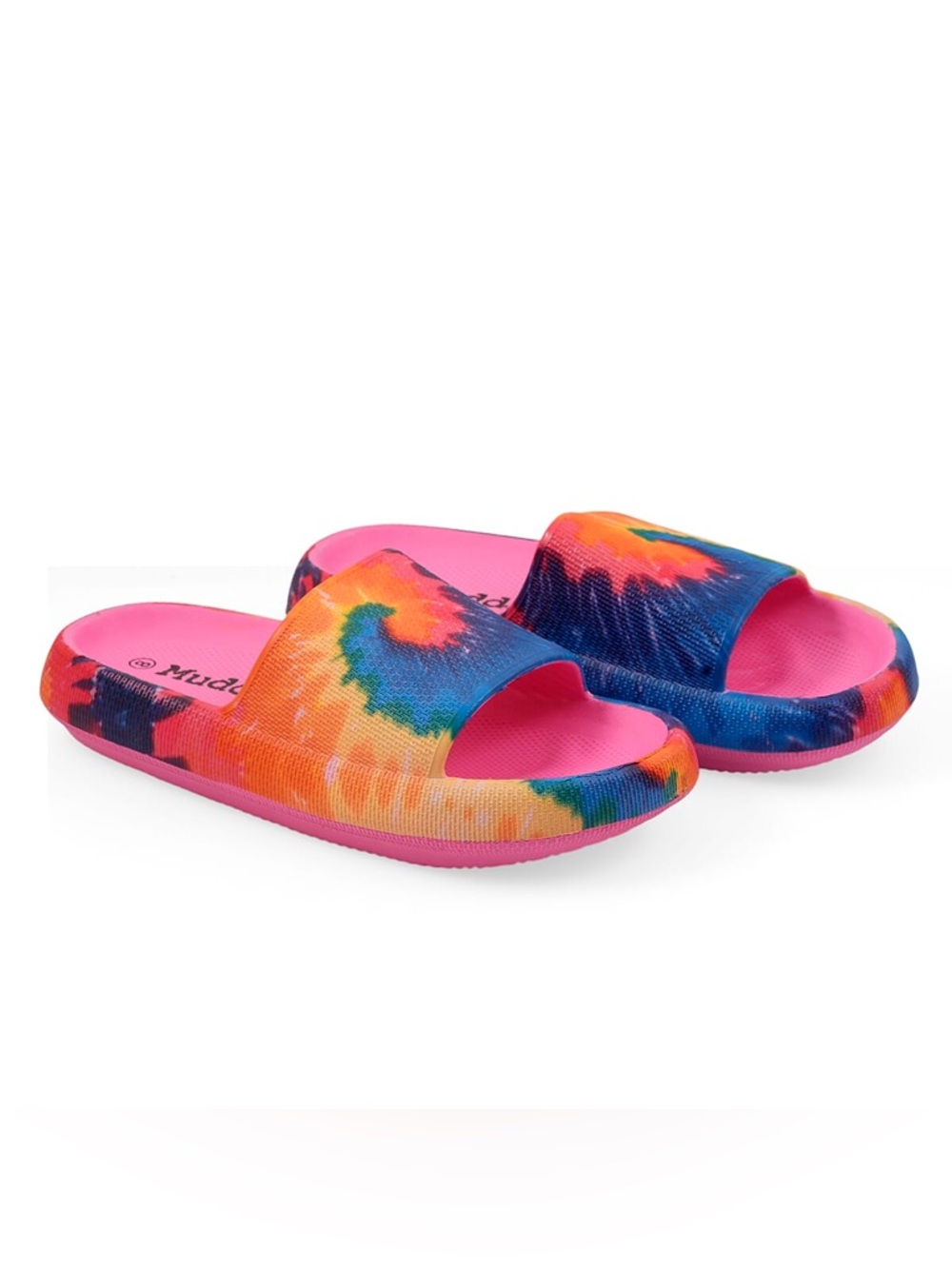 NWT Mudd Ladies Tie Dye Eva Slides 9
